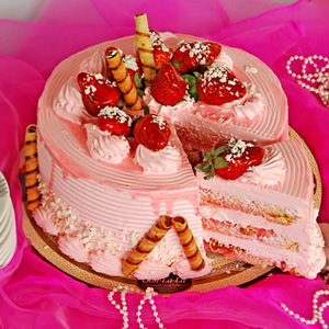 Mousse de Fresas y Pirulines