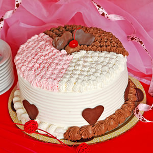 Tre-Amore (Vainilla, Chocolate y Fresas)